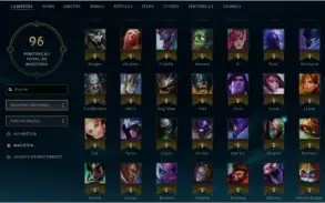CONTA UNRANKED - 93 CAMPEÕES - 34 SKINS