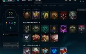 CONTA UNRANKED - 93 CAMPEÕES - 34 SKINS