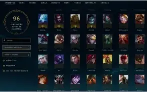CONTA UNRANKED - 93 CAMPEÕES - 34 SKINS