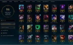 CONTA UNRANKED - 93 CAMPEÕES - 34 SKINS