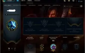CONTA UNRANKED - 93 CAMPEÕES - 34 SKINS
