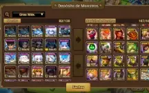 Conta Summoner wars END GAME com 2 LDs Bison e Ezio Ligth