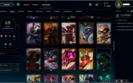 CONTA LOL TODOS OS CHAMPS - VENDO OU TROCO POR TIBIA