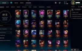 CONTA LOL TODOS OS CHAMPS - VENDO OU TROCO POR TIBIA
