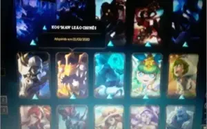 Conta LOL 188 SKINS SÓ QUALIDADE