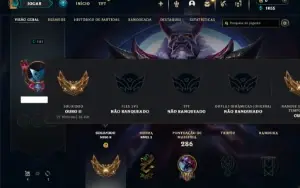 Ouro 2 com 110 Champs e 39 Skins + 8 Fragmentos