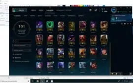 Conta LoL Ouro 2, 48 Campeões , 20 Skins