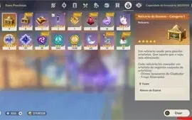 Genshin Impact AR55 |NA|  4 PERS 5*, 2 ARMAS 5*