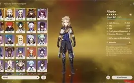 Genshin Impact AR55 |NA|  4 PERS 5*, 2 ARMAS 5*