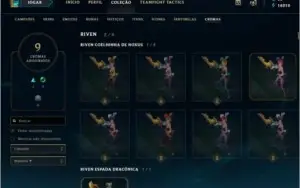 Conta de LoL 144 Skins Platina IV