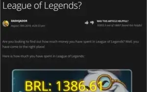 Conta de LoL 144 Skins Platina IV