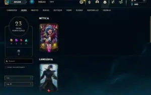 Bronze 3 com 85 Champs e 23 Skins ( Mais de 20 Jogos )