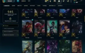 Bronze 3 com 85 Champs e 23 Skins ( Mais de 20 Jogos )
