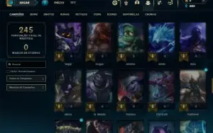 Bronze 3 com 85 Champs e 23 Skins ( Mais de 20 Jogos )