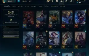 Bronze 3 com 85 Champs e 23 Skins ( Mais de 20 Jogos )