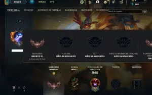 Bronze 3 com 85 Champs e 23 Skins ( Mais de 20 Jogos )