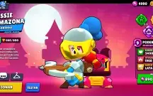 Conta brawl stars com ótimas skins e kanji acabou de liberar