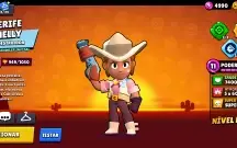 Conta brawl stars com ótimas skins e kanji acabou de liberar