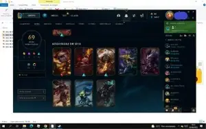 Conta no LoL com mais de 60 skins Level 324 + conta Valorant
