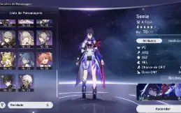 Lvl 59, Seele + cone/ fu xuan +cone/ luocha/ Kafka / Clara e