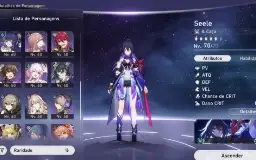Lvl 59, Seele + cone/ fu xuan +cone/ luocha/ Kafka / Clara e
