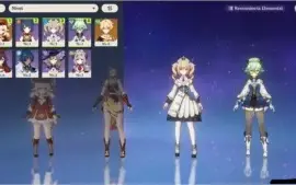 CONTA GENSHIN IMPACT - KLEE + XIANGLING + OUTROS 4⭐ [RANK 7]