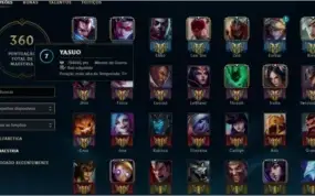 Conta Diamond V / All Champs/Runas/140 skins