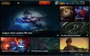 Conta League of Legends PBE
