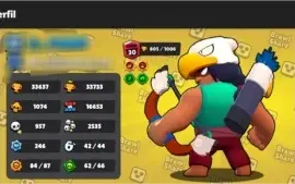 CONTA de BRAWL STARs praticamente full