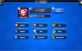 CONTA de BRAWL STARs praticamente full