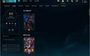 Vendo Conta LoL com várias skins (Urgente!)