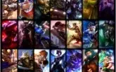 Conta de LOL all champions, borda platina/diamante.