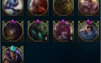 Conta de LOL all champions, borda platina/diamante.