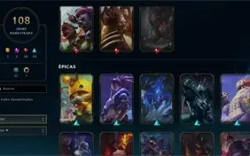 Vendo conta plat 1 / 113 skins / 63% de winrate