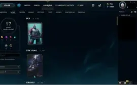 CONTA GOLD 3 65 CHAMP 17 SKINS