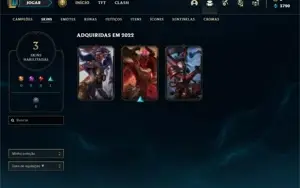 CONTA LEAGUE PLAT 2 80 PDL 72% WR SMURF JOGANDO COM D1