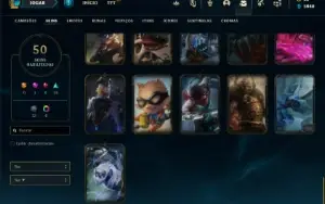 Conta bronze 2 com 65 Champs e 50 Skins ( MAIN ADC )