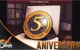 Steam Com 13 Anos + Medalha 5 Anos No Csgo/promoção
