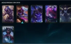 Conta Ex Platina 4 - Ex Smurf  - 51 Campeões - 18 Skins
