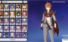 CHILDE C1, RAIDEN BAAL, KLEE, VENTI, HARPA CELESTIAL E +