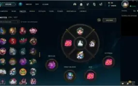 Conta League of Legends 1110 Skins (Rammus Rei, Riven Camp)