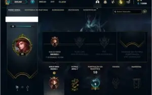 Conta bronze 1 com 4 skins e 25 champs EMAIL NÃO CONFIRMADO