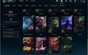 Conta League of Legends (LoL) Diamante 4 com 1035 de RP