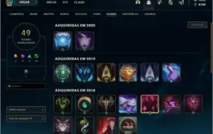 Conta League of Legends (LoL) Diamante 4 com 1035 de RP