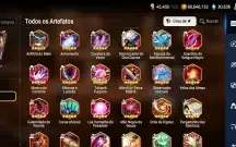 Conta de epic seven com 11 ML+ 30 k de skystones+1000 folhas