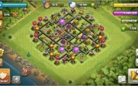 Conta Clash of Clans CV 8 full