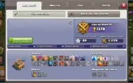Conta Clash of Clans CV 8 full