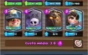 conta clash royale + conta clash of clash