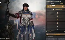 VConta Black Desert Level 61 + 25K Crons + Traje Premium
