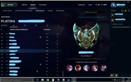 CONTA PLATINA 5 LOL